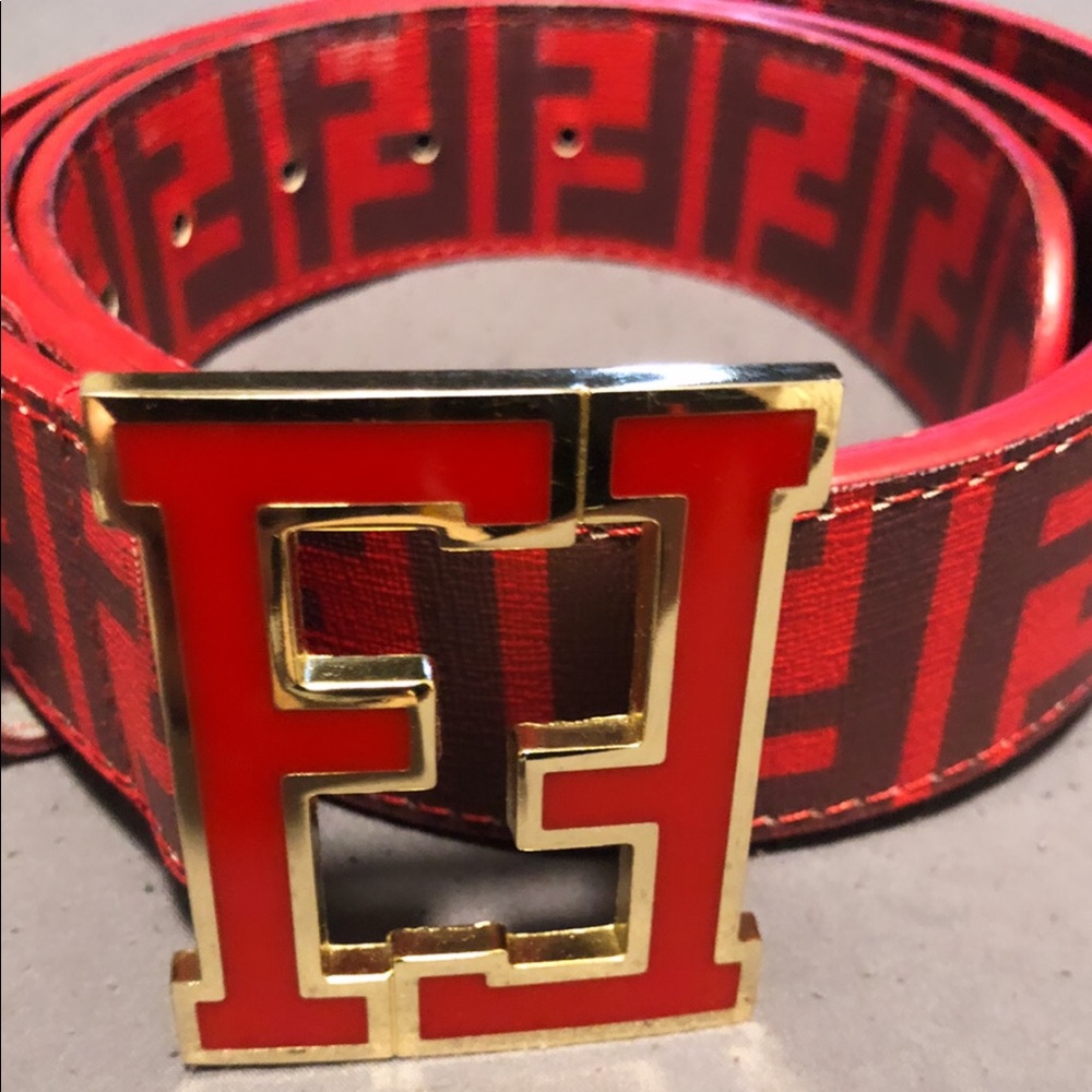 Fendi Zucca Belt